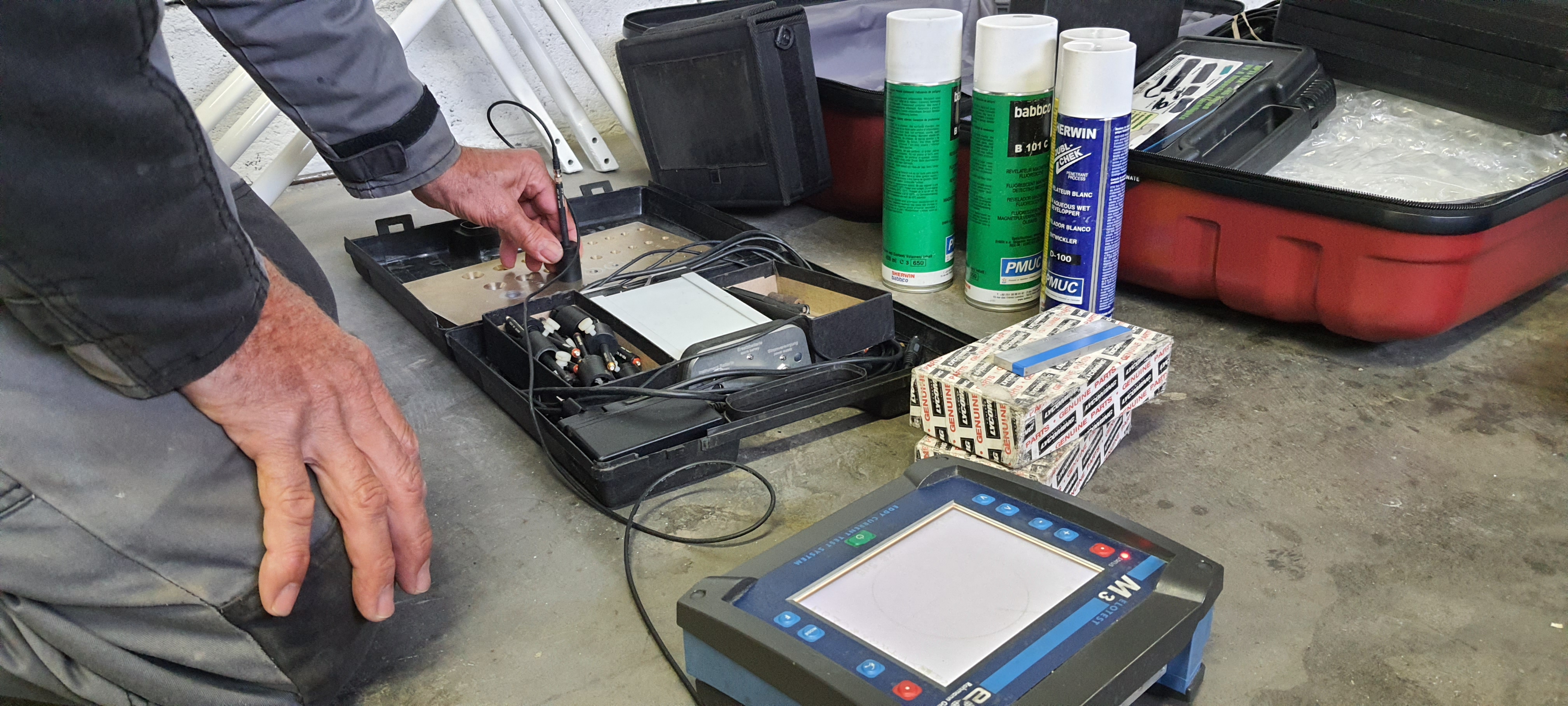 Eddy Current probe calibration - Airservices France